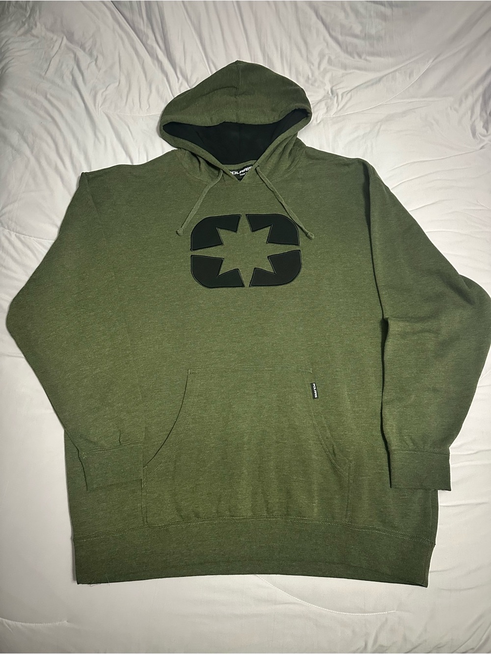 Oakley Men's Olive Green Hoodie with Black Logo